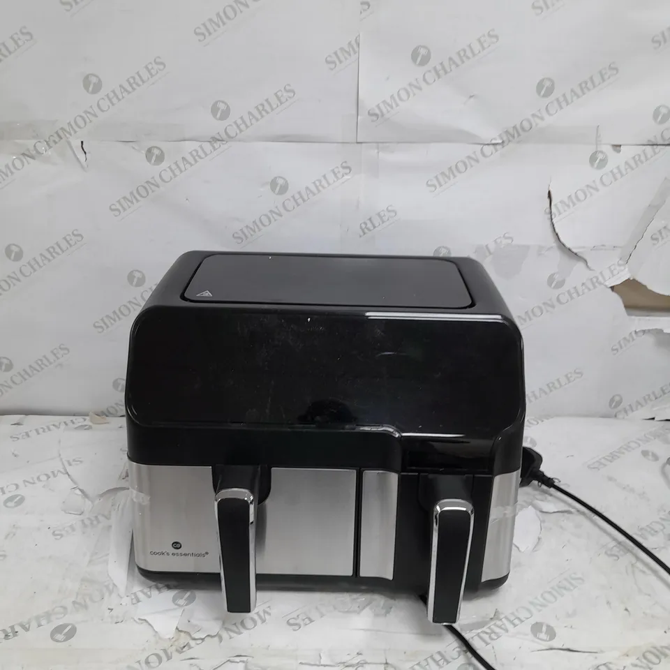 BOXED OUTLET COOK'S ESSENTIALS DUAL AIR FRYER