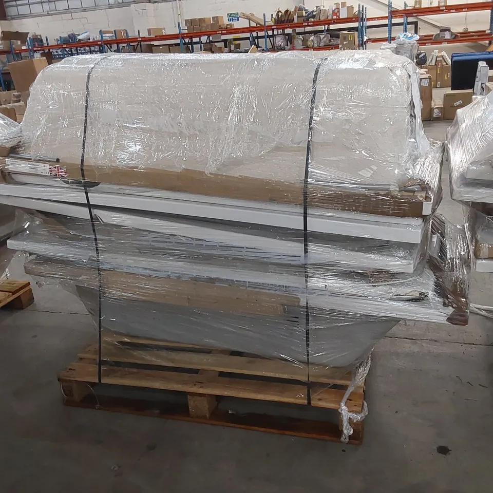 PALLET OF ASSORTED UNCHECKED BATH TUBS