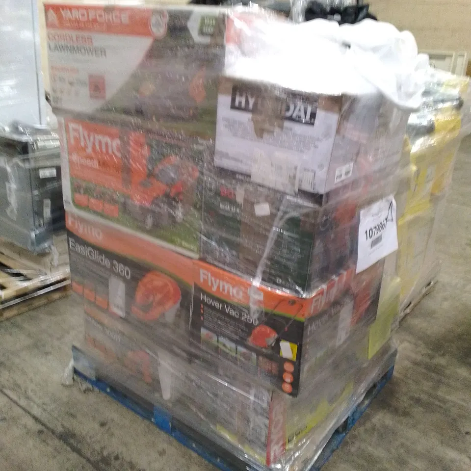 PALLET OF APPROXIMATELY 16 UNPROCESSED RAW RETURN HOUSEHOLD AND ELECTRICAL GOODS TO INCLUDE;