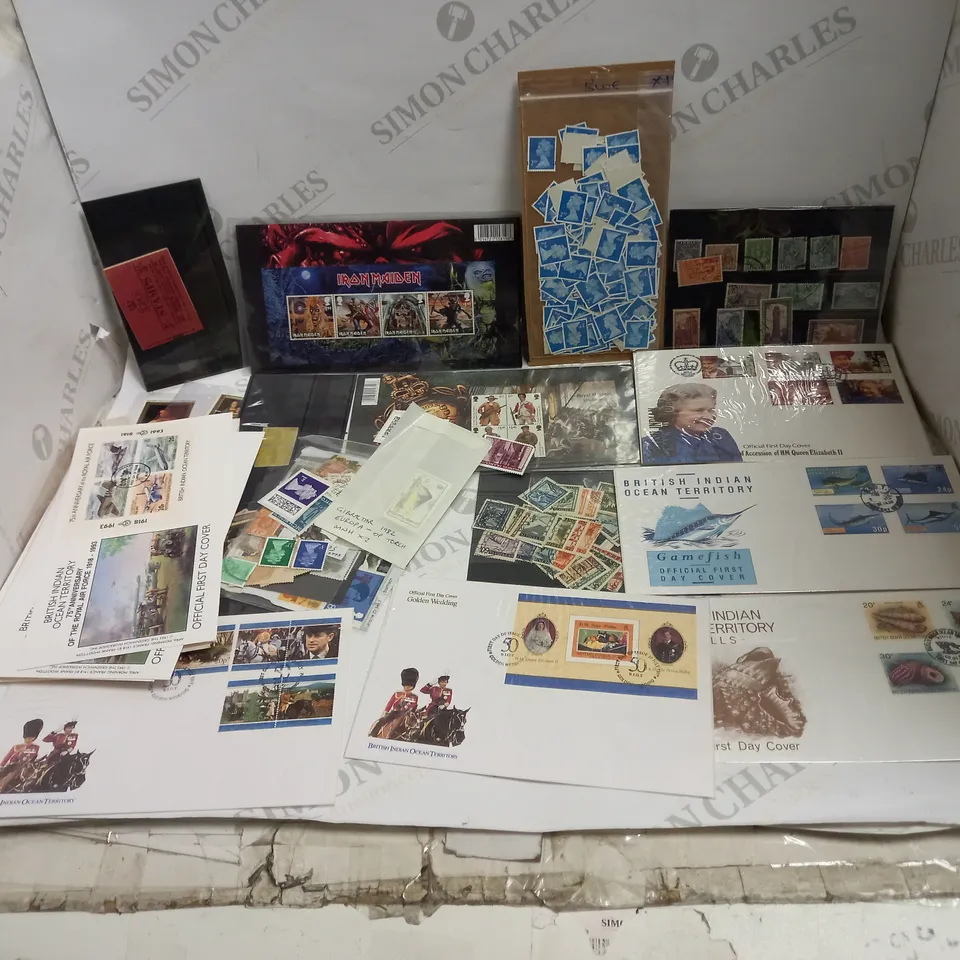 LARGE QUANTITY OF STAMPS AND STAMP COLLECTIONS