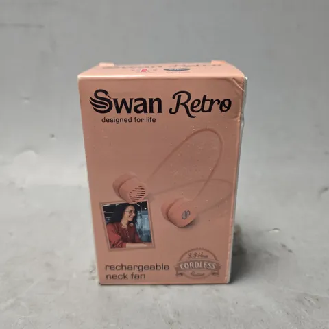 SEALED SWAN RETRO RECHARGEABLE NECK FAN 