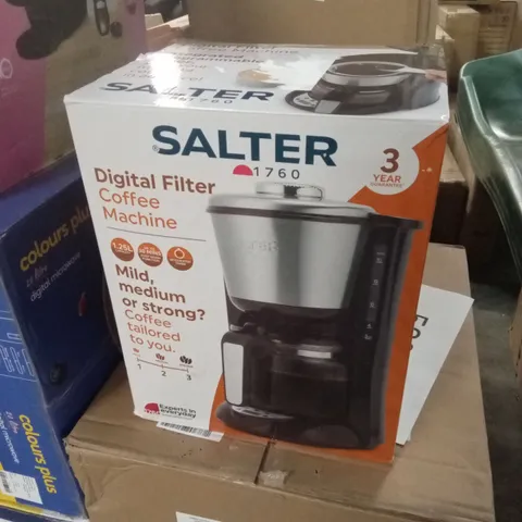 BOXED SALTER DIGITAL FILTER COFFEE MACHINE 