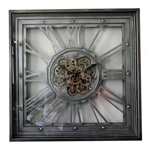 BOXED RHINE SILENT WALL CLOCK