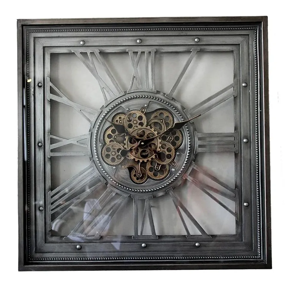 BOXED RHINE SILENT WALL CLOCK