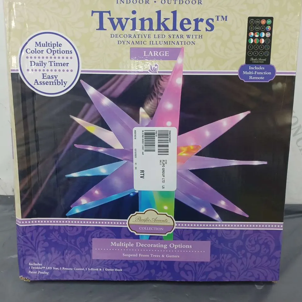 BOXED PACIFIC ACCENTS STAR BURST LIGHT