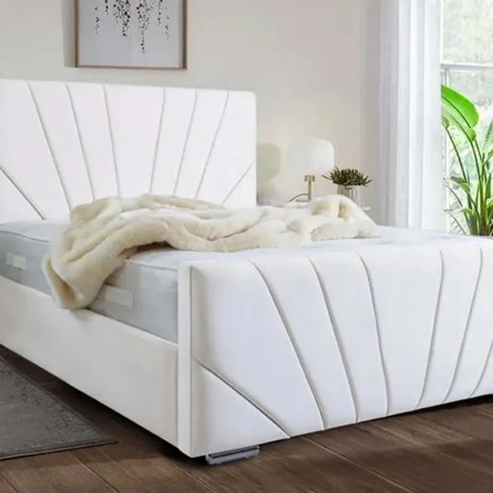 EBENEZER UPHOLSTERED BED FRAME (4 PARTS)