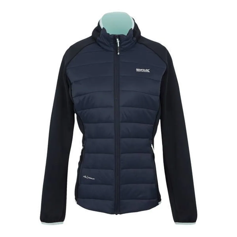 BRAND NEW REGATTA WOMENS CLUMBER V HYBRID JACKET IN NAVY/ICY MORN SIZE UK 10