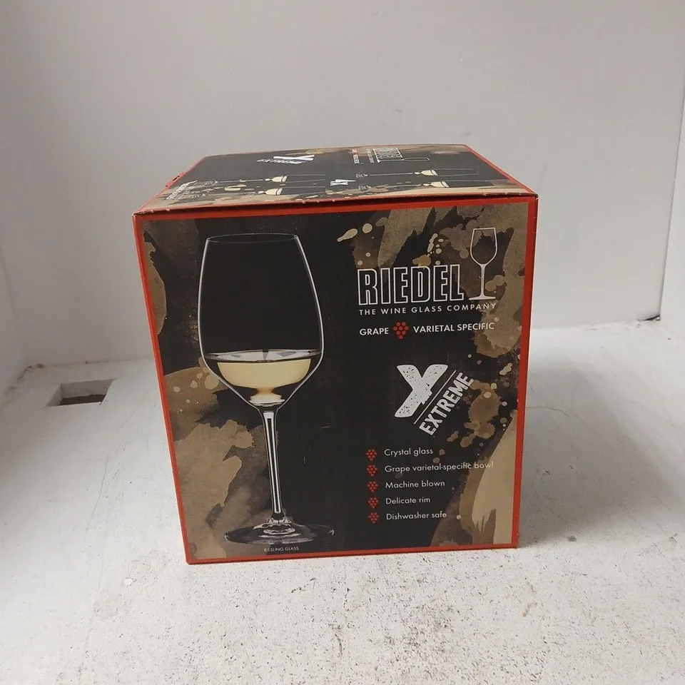 SET OF 4 X RIEDEL XTREME GRAPE-VARIETAL WINE GLASS – CRYSTAL GLASS (BOXED)