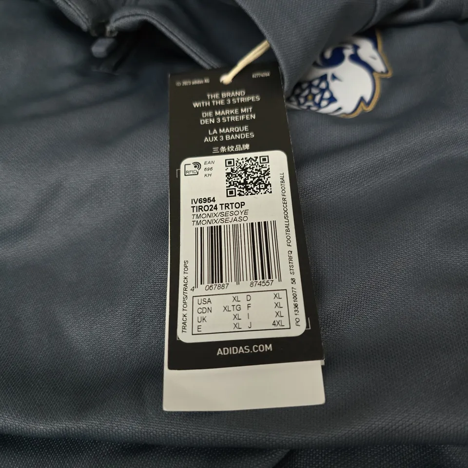 ADIDAS OSSETT UNITED TRACKSUIT TROUSERS AND JACKET SIZE XL