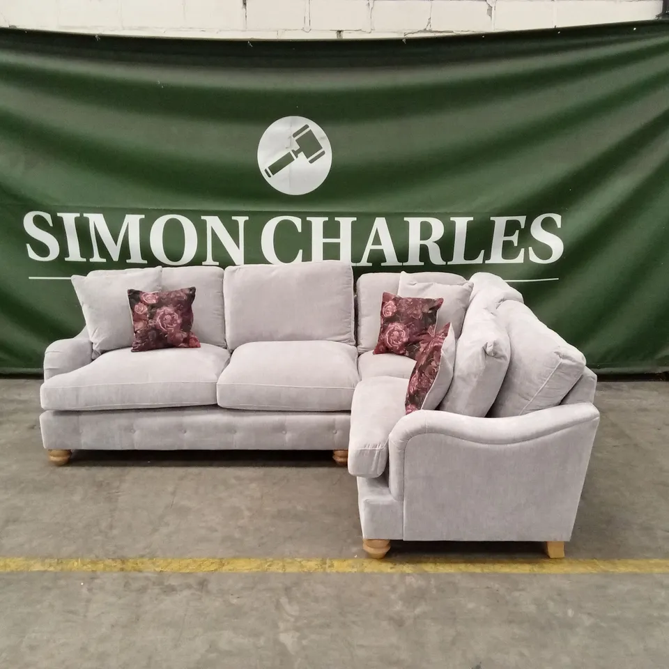 MILLIE FABRIC RIGHT HAND DOUBLE ARM CORNER GROUP RRP £2199