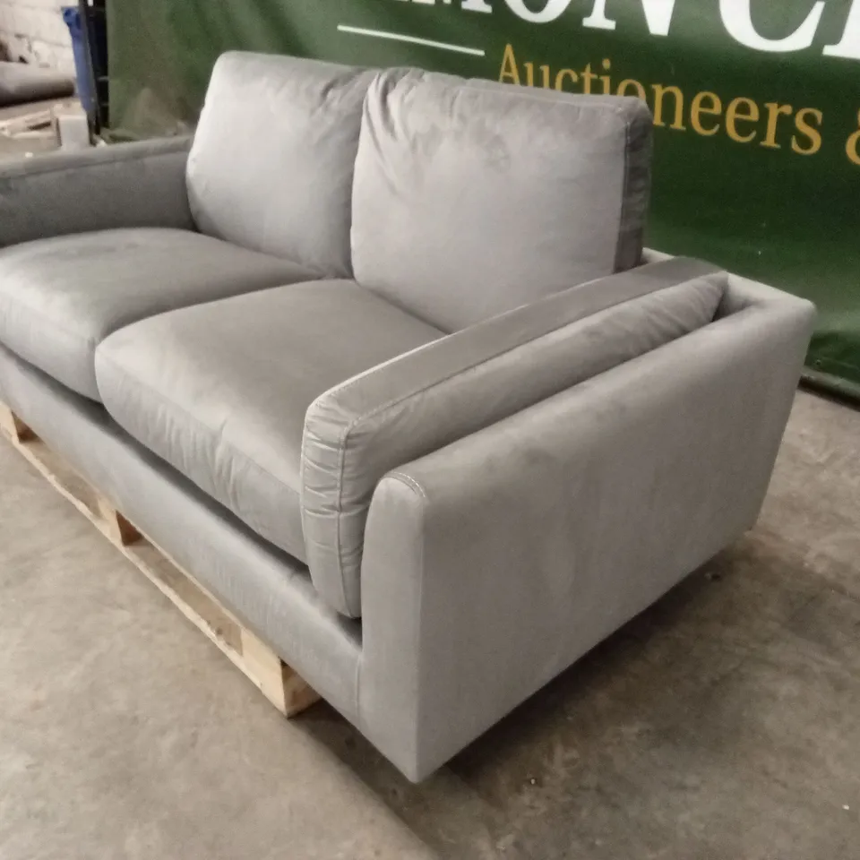 LUCIA 2 SEATER SOFA, GREY HOUSE VELVET