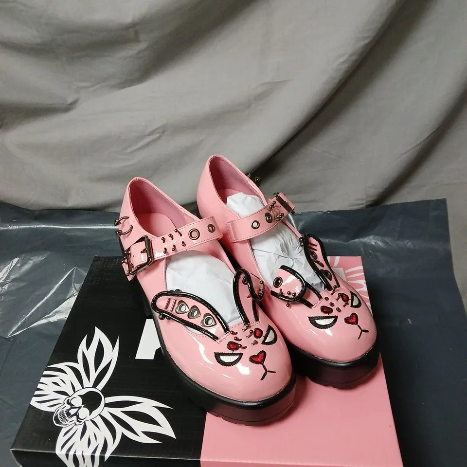 KOI TIRA PINK MARY JANE RAVER BUNNY EDITION BOXED SIZE 4