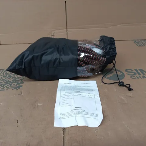 GARDEN HOSE PIPE BLACK/ORANGE IN BAG WITH INSTRUCTIONS