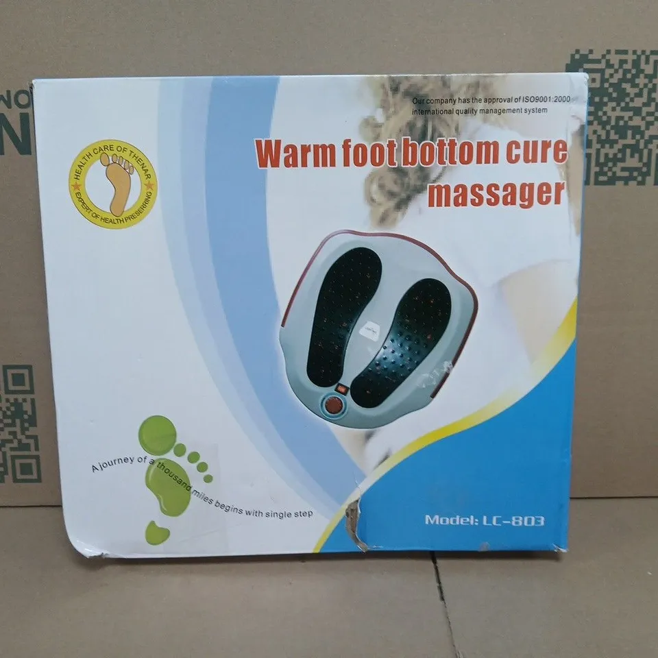BOXED WARM FOOT BOTTOM CURE MASSAGER