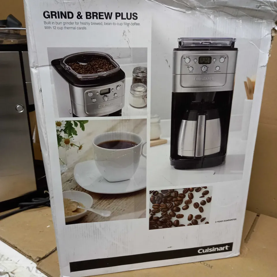 CUISINART GRIND & BREW PLUS AUTOMATIC BEAN-TO-CUP MACHINE 