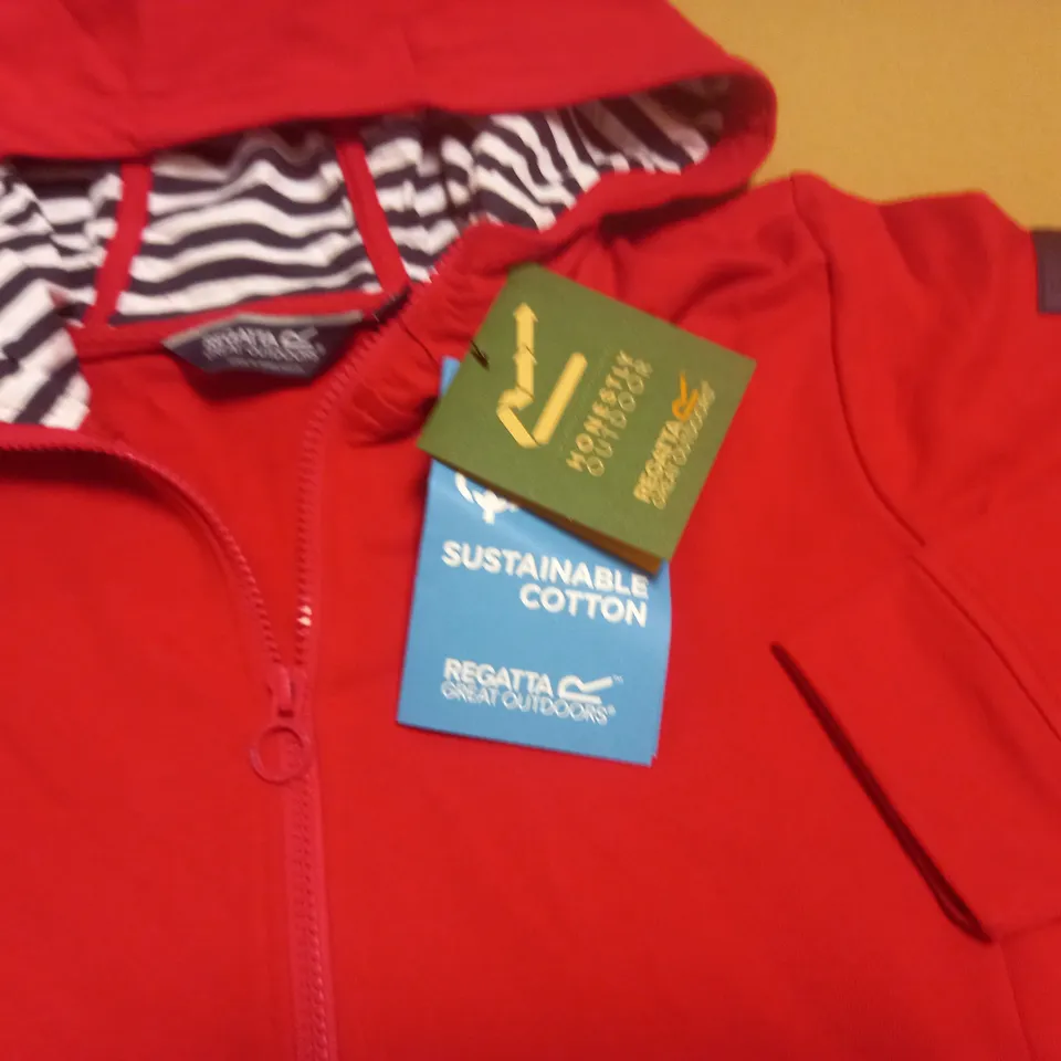 REGATTA BAYARAMA LADIES HOODIE IN RED - SIZE 14