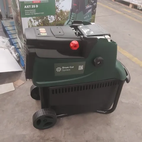 BOXED BOSCH AXT 25 D WOOD CHIPPER