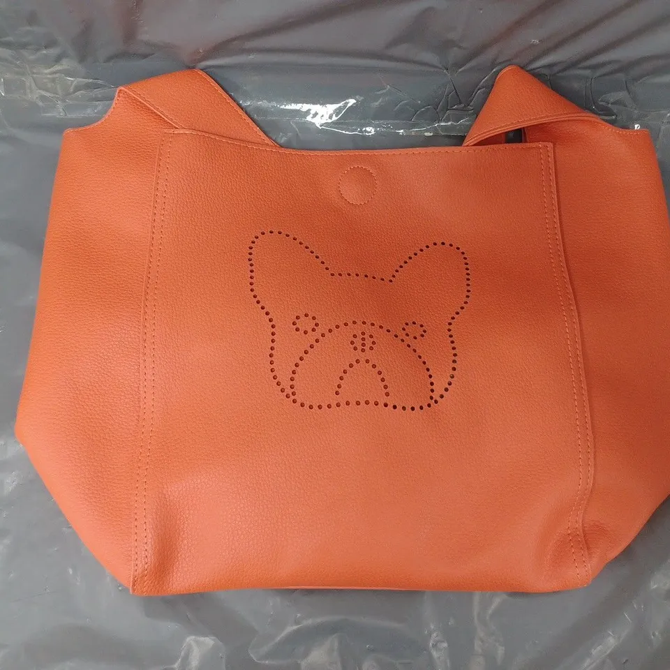 BEN DE LISI ELLA TOTE BAG IN ORANGE