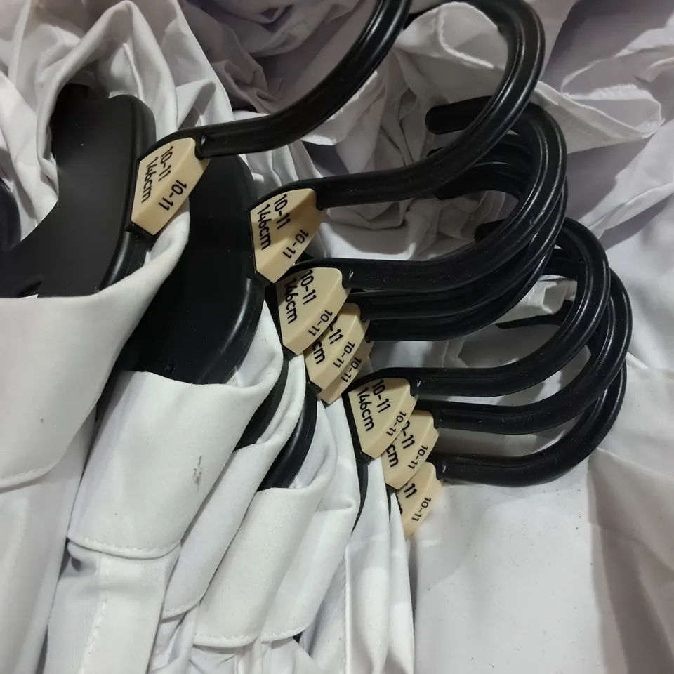 LOT OF APPROXIMATELY 120 WHITE EASY IRON 2-PACKS OF SHORT SLEEVE SHIRTS