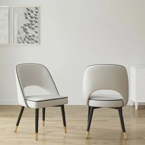 BOXED ANQUANETTE UPHOLSTERED DINING CHAIR 2PCS