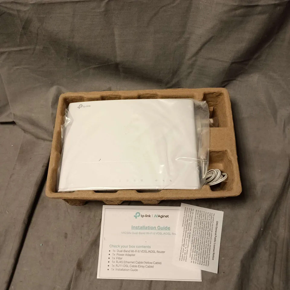 TP-LINK VX230V AX1800 DUAL-BAND WI-FI 6 VDSL/ADSL MODEM ROUTER