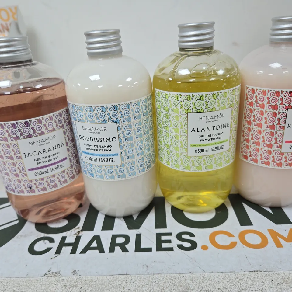 BENAMÔR SHOWER GEL ASSORTED SCENTS 500ML – SET OF 4