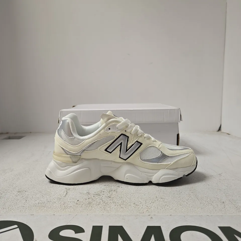 NEW BALANCE SNEAKERS – CREAM/WHITE WITH N LOGO (MEN'S) SIZE UK 4
