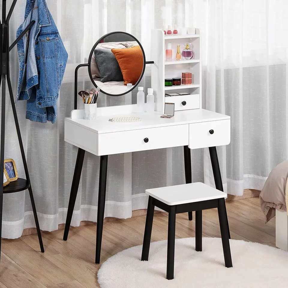 BOXED GARSIDE DRESSING TABLE WITH MIRROR