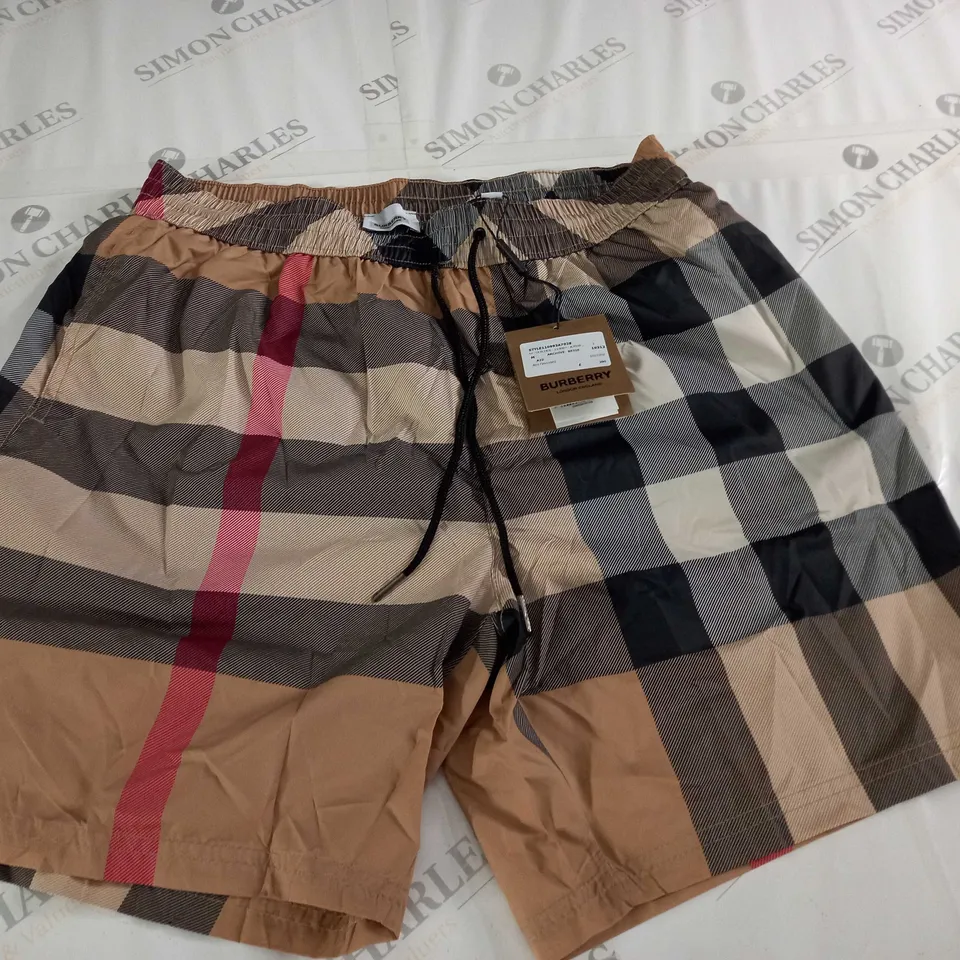 BURBERRY ARCHIVE BROWN SHORTS - M