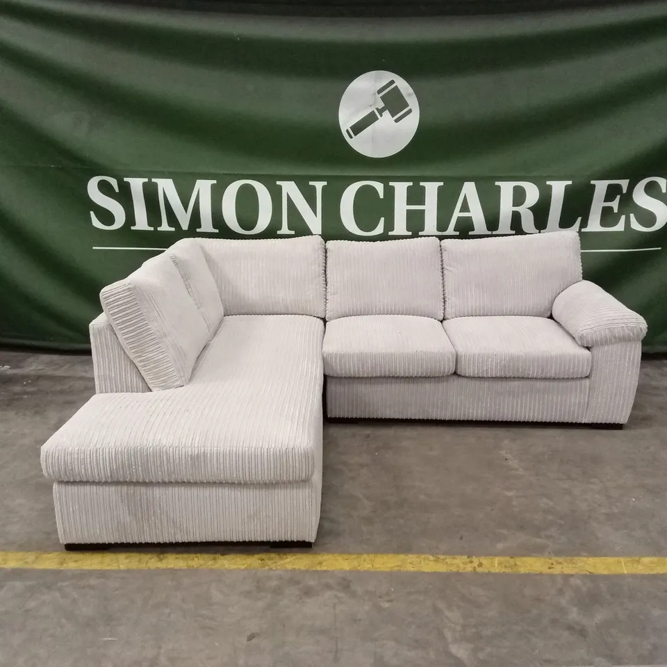 AMALFI STANDARD BACK FABRIC LEFT HAND 3 SEATER CHAISE SOFA RRP £899