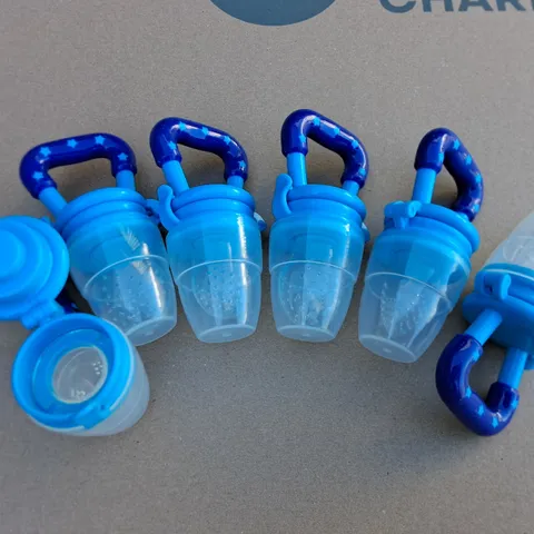 LOT OF APPROXIMATELY 100 FREEZABLE PUREE DUMMIES IN BLUE