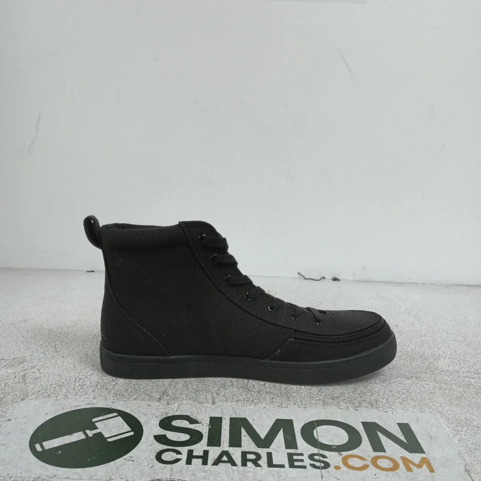 BILLY FOOTWEAR MEN'S BLACK HIGH-TOP SNEAKER UK 13.5