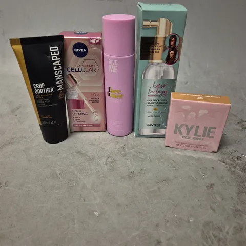 APPROXIMATELY 20 HEALTH AND BEAUTY PRODUCTS TO INCLUDE NIVEA LIFT SERUM, GIVE ME FACE TONER AND MANSCAPED CROP SOOTHER