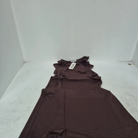 AMYLYN HARLIE DRESS β BROWN, UK 14 (EU 42, US 10)