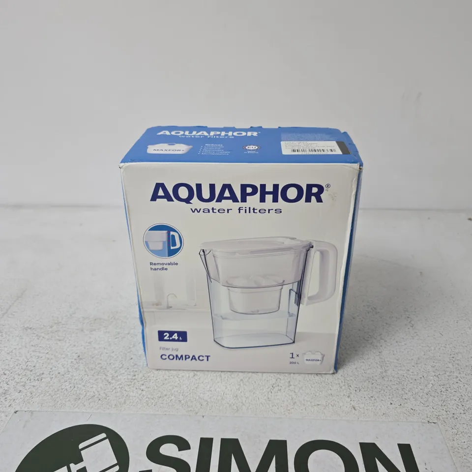 AQUAPHOR WATER FILTER PITCHER – COMPACT 2.4 L, BOXED