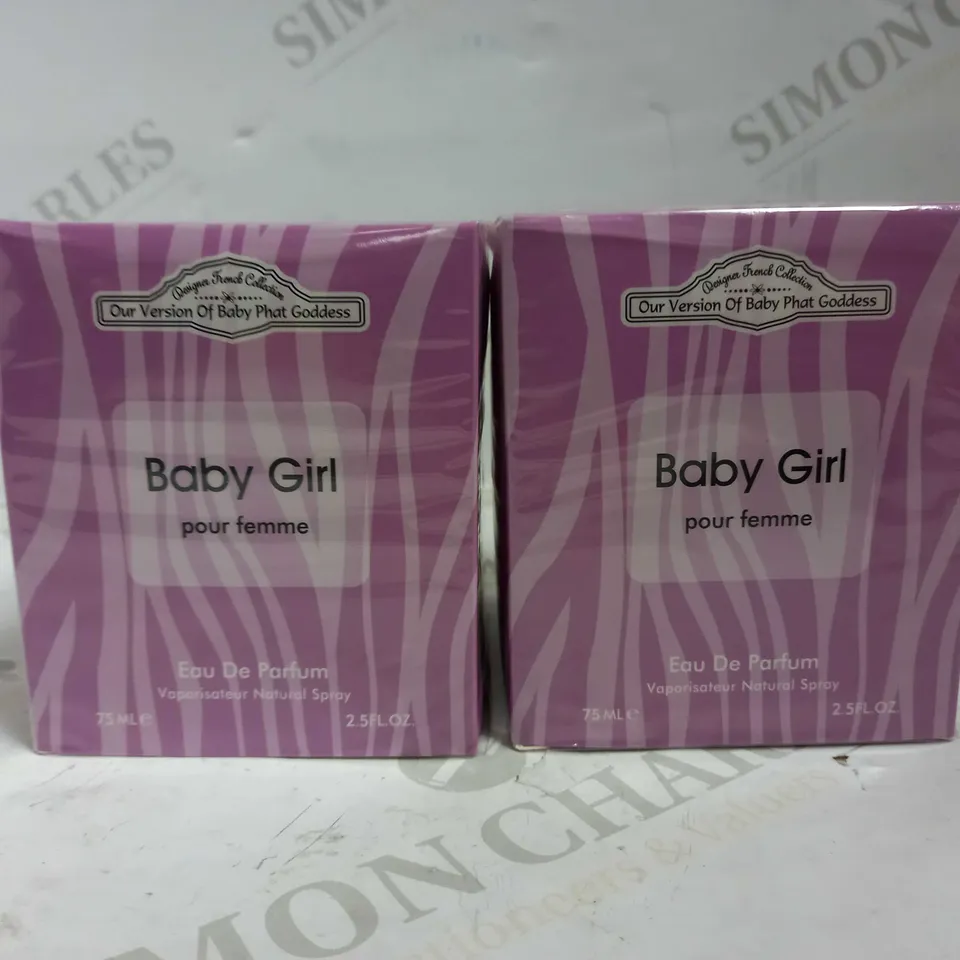 LOT OF 12 DFC BABY GIRL EDP 75ML