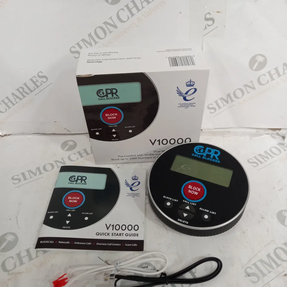 BOXED CPR V10000 CALL BLOCKER