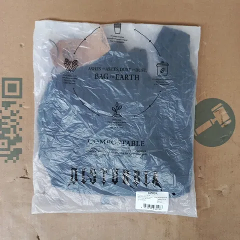 BAGGED DISTURBIA ROSALINE VELOUR RIB CROP TOP SIZE UK 10