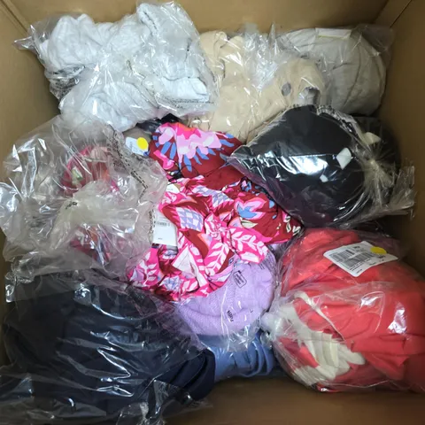 APPROXIMATELY 20 ASSORTED CLOTHING PRODUCTS IN VARIOUS STYLES & SIZES