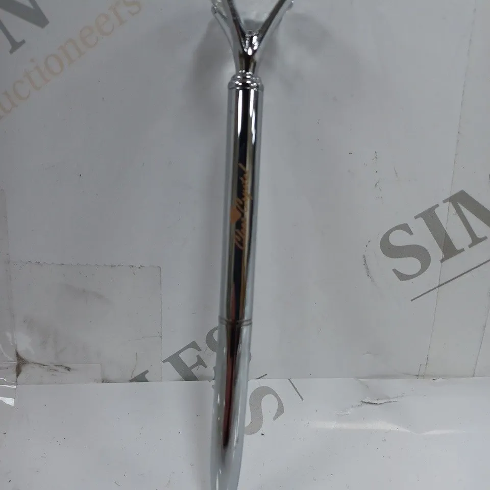 APPROXIMATELY 9 CLEAR CRYSTAL PENDANT PENS 