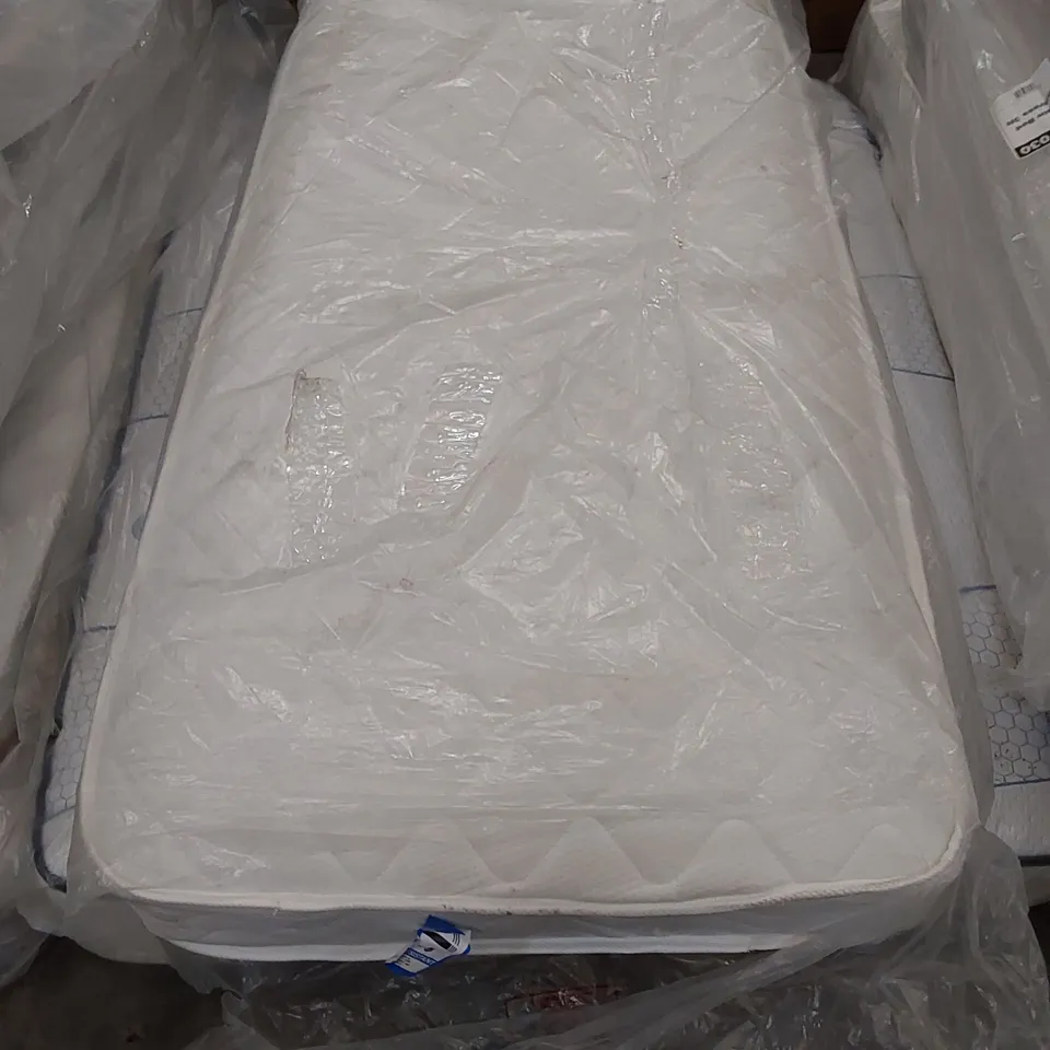 QUALITY BAGGED 3' SINGLE NAVE OPEN COIL MATTRESS 