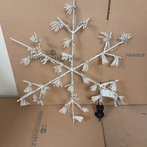 SNOWFLAKE LIGHT OUTDOOR CHRISTMAS DECORATION