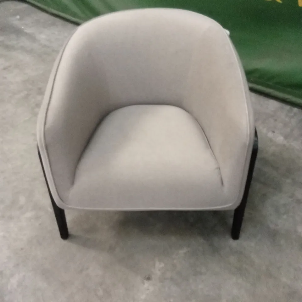 DANETTI PALMER MOCHA PLUSH FABRIC OCCASIONAL CHAIR RRP £569