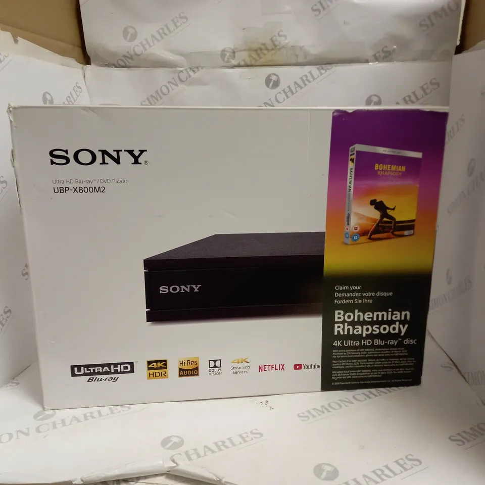 SONY ULTRA HD BLUE RAY DVD PLAYER 