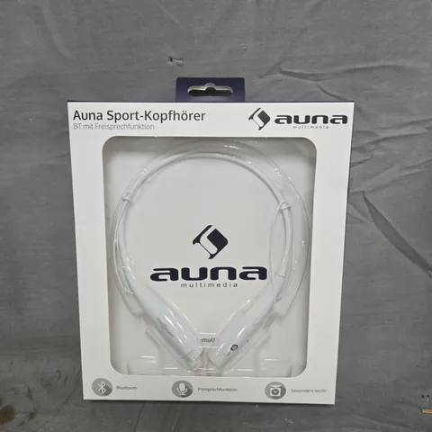 AUNA BLUETOOTH HANDSFREE HEADPHONES WHITE