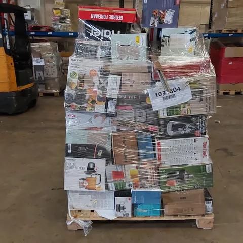 PALLET OF APPROXIMATELY 81 UNPROCESSED RAW RETURN HOUSEHOLD AND ELECTRICAL GOODS TO INCLUDE;