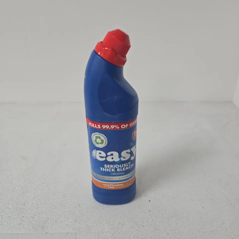 APPROXIMATELY 11 X EASY THICK BLEACH – SERIOUSLY THICK BLEACH, BLUE BOTTLE - 750ML