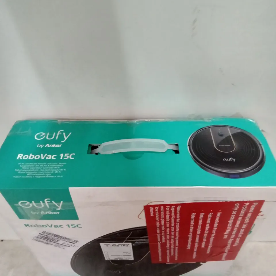 BOXED ANKER EUFY 15C ROBOTIC VACUUM CLEANER RRP £199