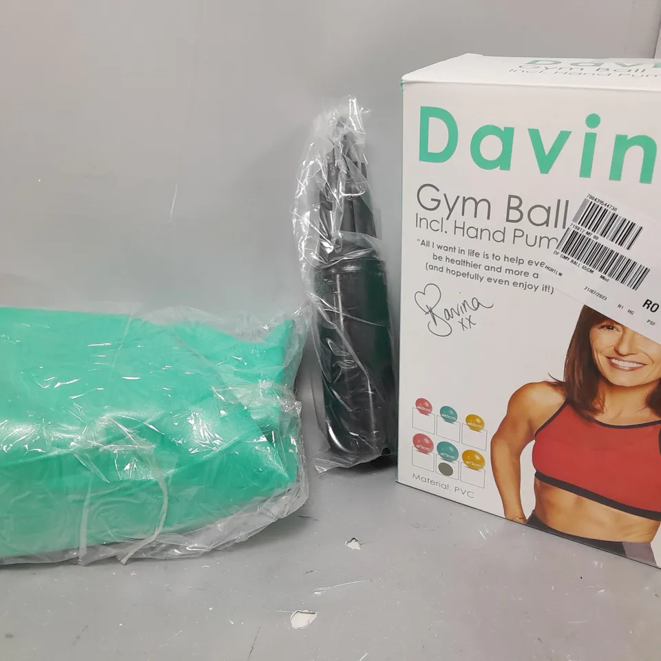 DAVINA FITNESS 65CM SWISS BALL WITH PUMP