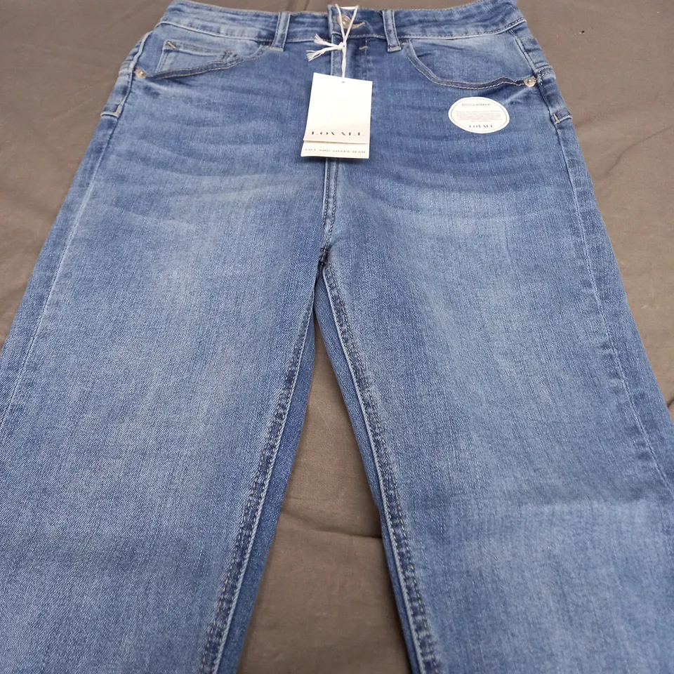 LOVALL MID BLUE LIFT & SHAPE JEANS - XS